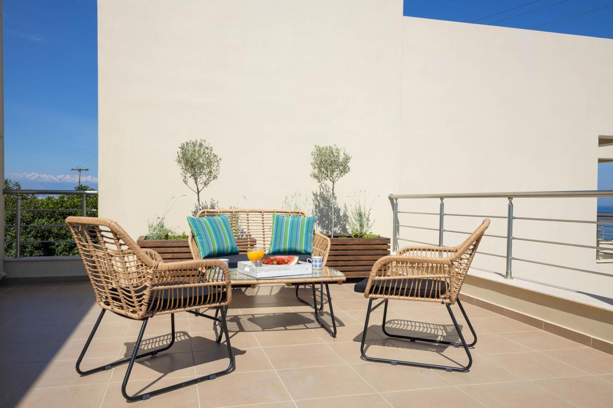 "Peach" - Sea View Maisonette By Sky Hill Resorts Pangalochori Экстерьер фото